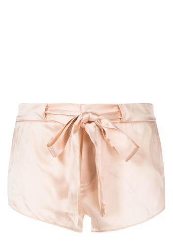 Kiki de Montparnasse satin high-waisted briefs - Rosa