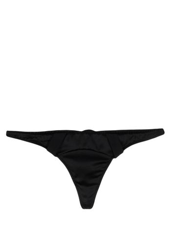 Kiki de Montparnasse V slip centre-detail thong - Schwarz