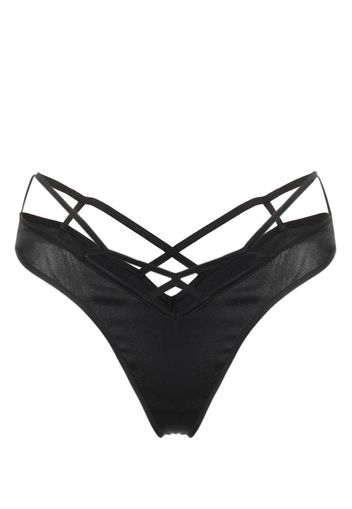 Kiki de Montparnasse Cage cotton briefs - Schwarz