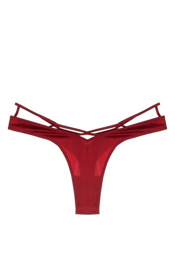 Kiki de Montparnasse Cage cotton briefs - Rot