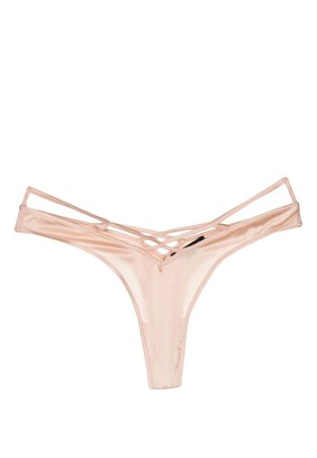 Kiki de Montparnasse Cage cotton briefs - Nude