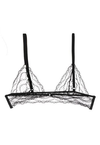 Kiki de Montparnasse lace triangle bra - Schwarz