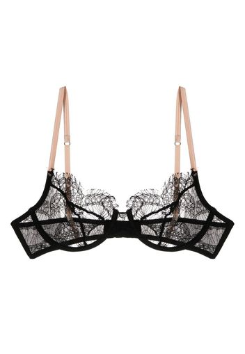 Kiki de Montparnasse Art Deco demi bra - Schwarz