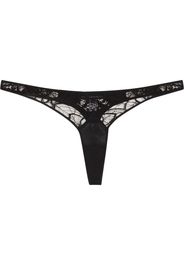 Kiki de Montparnasse Coquette lace thong - Schwarz