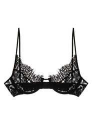 Kiki de Montparnasse lace-insert balconette bra - Schwarz