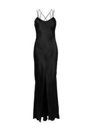 Kiki de Montparnasse Camisole-Kleid aus Seide - Schwarz