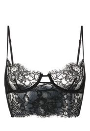 Kiki de Montparnasse lace longline bra - Schwarz