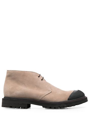 Kiton Desert-Boots aus Wildleder - Nude