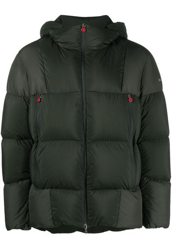 Kiton hooded down puffer jacket - Schwarz