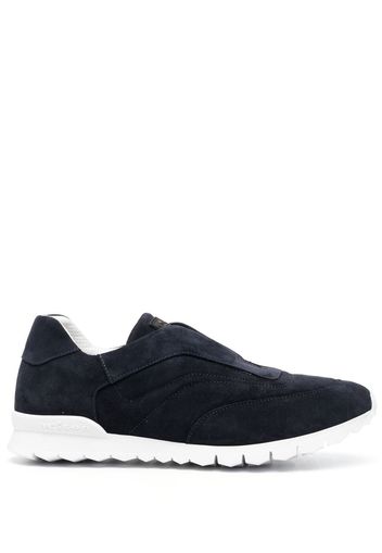 Kiton Klassische Slip-On-Sneakers - Blau