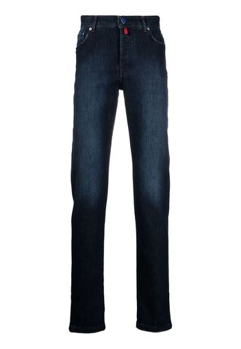 Kiton straight-leg denim jeans - Blau