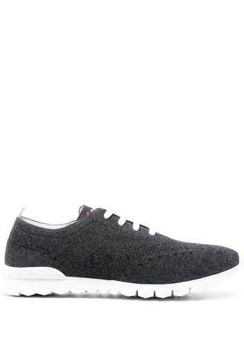 Kiton knitted low-top sneakers - Grau