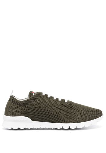 Kiton low-top mesh sneakers - Grün