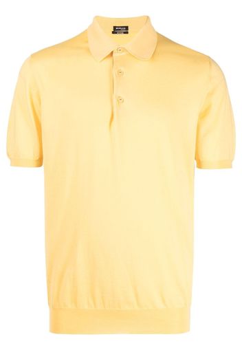 Kiton Klassisches Poloshirt - Gelb