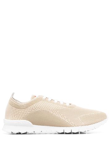 Kiton Sneakers in Strickoptik - Nude