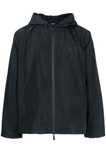 Kiton zip-up hooded jacket - Blau