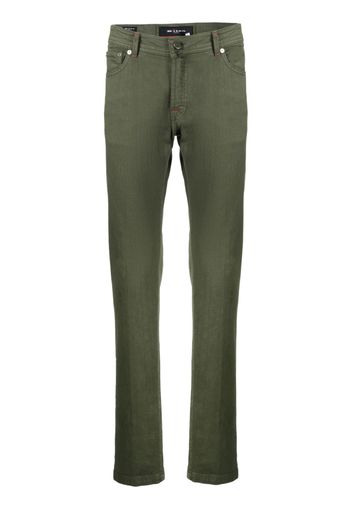 Kiton straight-leg jeans - Grün