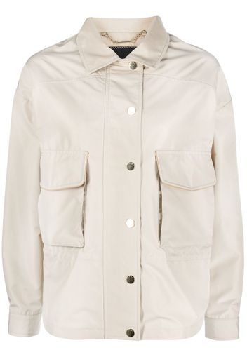 Kiton press-stud fastening jacket - Nude