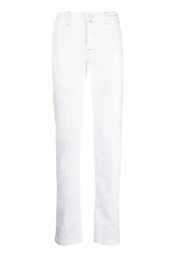 Kiton Chino mit geradem Bein - Weiß