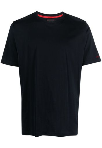 Kiton crew-neck cotton T-shirt - Blau