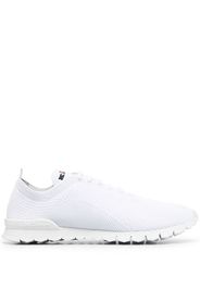 Kiton Sneakers mit Mesh-Einsatz - Weiß