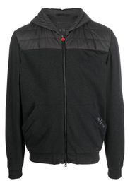 Kiton zipped hooded jacket - Schwarz