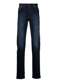 Kiton straight-leg denim jeans - Blau