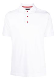 Kiton short-sleeve cotton polo shirt - Weiß