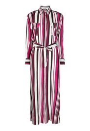 Kiton striped shirt long dress - Rosa