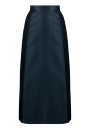 Kiton high-waist A-line midi skirt - Blau