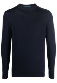 Kiton long-sleeve wool jumper - Blau