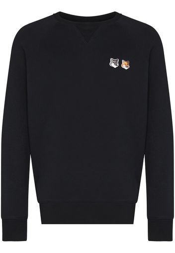 Maison Kitsuné Fox Head Sweatshirt - Schwarz