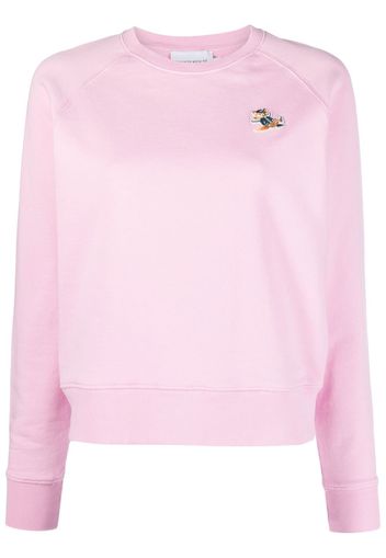 Maison Kitsuné Dressed Fox patch sweatshirt - Rosa