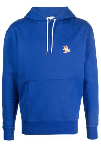 Maison Kitsuné Chillax Fox cotton hoodie - Blau