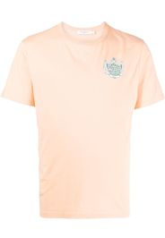 Maison Kitsuné logo-print cotton T-shirt - Rosa