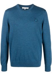 Maison Kitsuné long-sleeve wool jumper - Blau