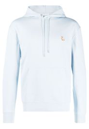 Maison Kitsuné Chillax Fox-motif cotton hoodie - Blau