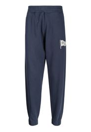 Maison Kitsuné Jogginghose mit Logo-Patch - Blau
