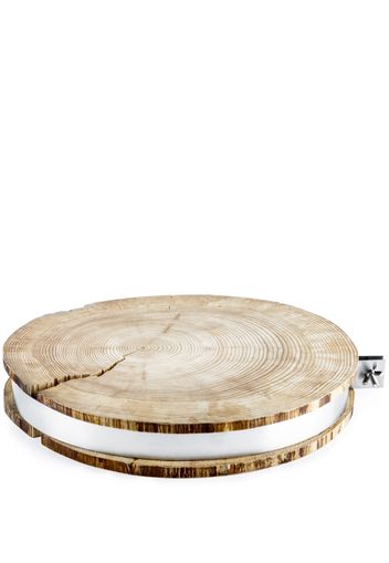 knindustrie round wood cutting board - Braun