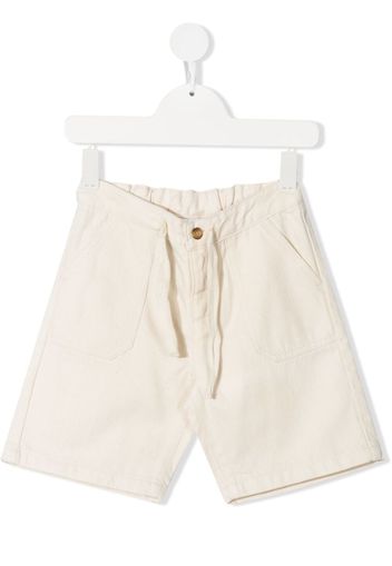 Knot Shorts mit Stretchbund - Nude