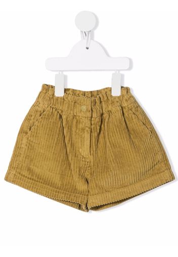 Knot Melrose Cordshorts - Gelb