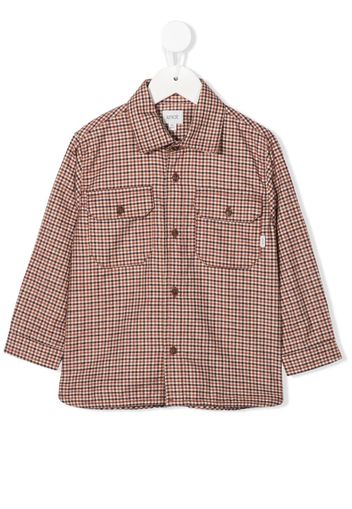 Knot Gabriel flannel shirt - Orange