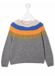 Knot Gestreifter Misty Pullover - Grau