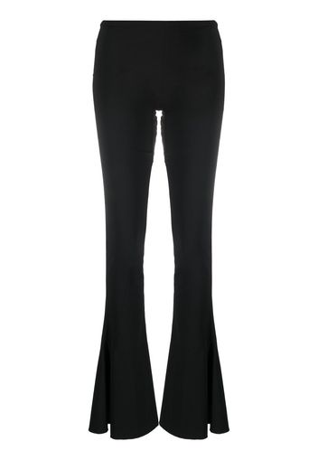 KNWLS Drd flared trousers - Schwarz