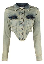 KNWLS Claw Denim Jacket - Grün