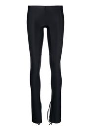 KNWLS skinny drawstring trousers - Schwarz