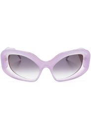 KNWLS Sonnenbrille mit Oversized-Gestell - Violett