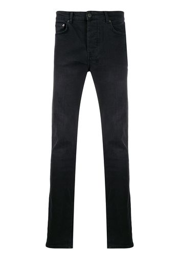 Ksubi Halbhohe 'Chitch' Skinny-Jeans - Schwarz