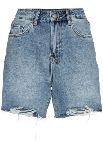 Ksubi Racer Jeans-Shorts - Blau