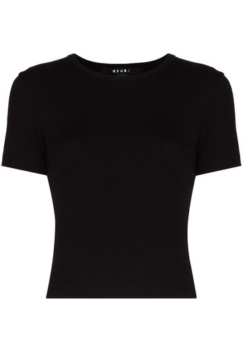 Ksubi short-sleeved cotton T-shirt - Schwarz